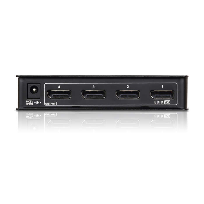 VS194  Splitter DisplayPort 4K de 4 puertos soporta los modos MST/Extender y SST/Split*  ATEN