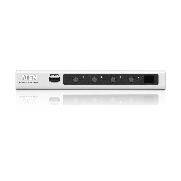 VS481B  Conmutador 4x1 HDMI 4K de 4 puertos ATEN VS481B