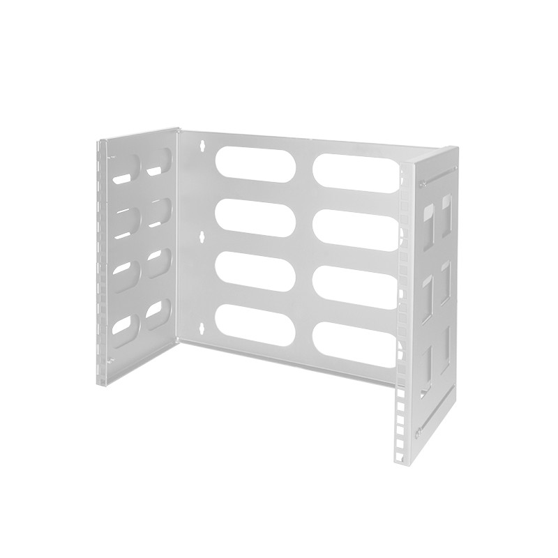 W08B40G  Soporte de montaje en pared 19" 8U Gris