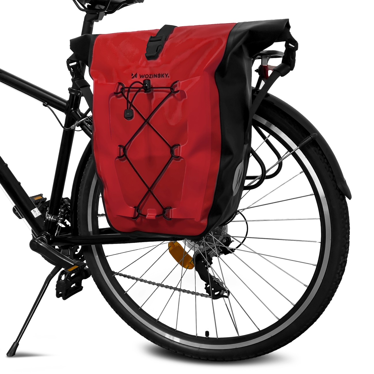 WBB24RE  Wozinsky waterproof bicycle bag trunk pannier 25l red  WBB24RE **Ultimas Unidades****