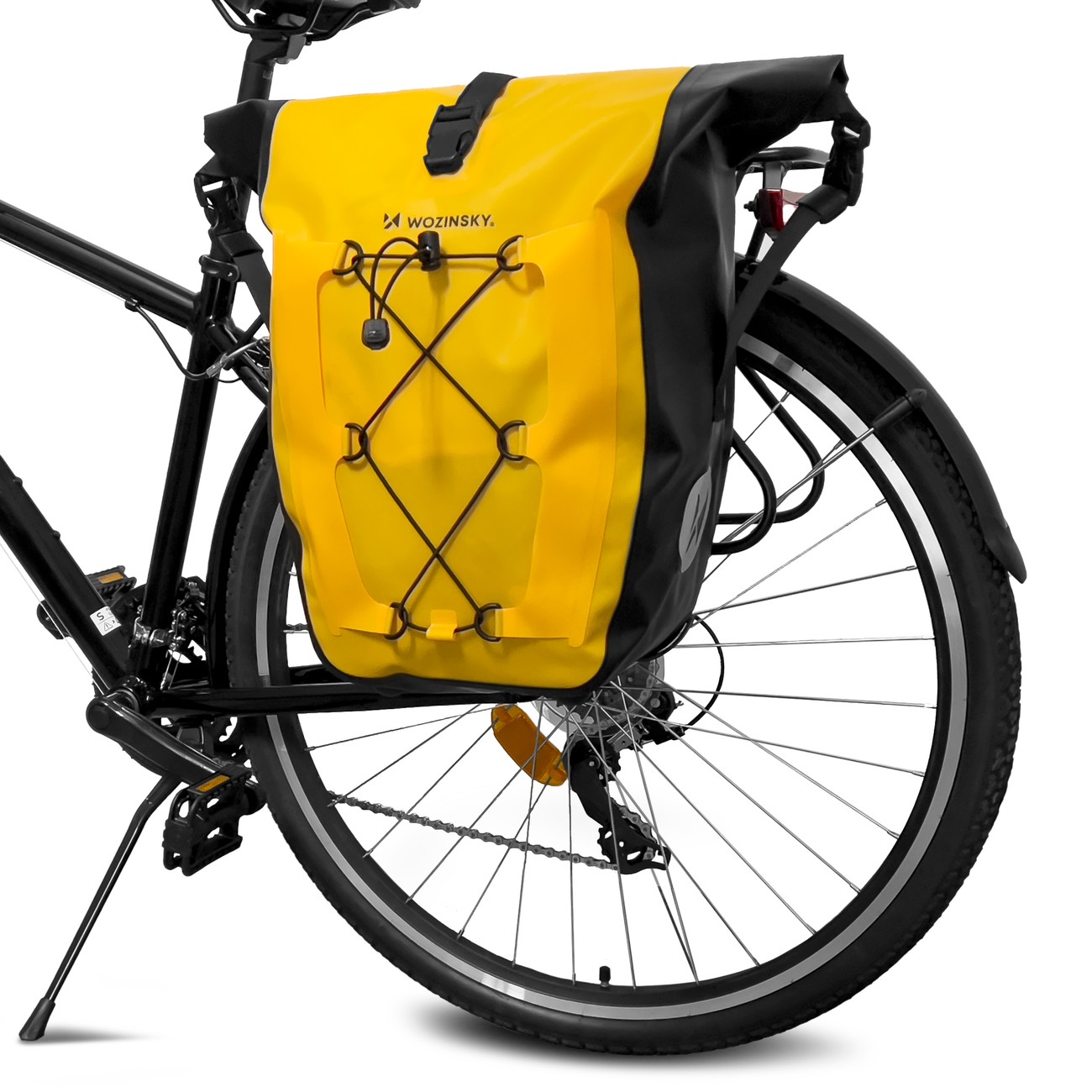 WBB24YE  Wozinsky waterproof bicycle bag trunk pannier 25l yellow (WBB24YE