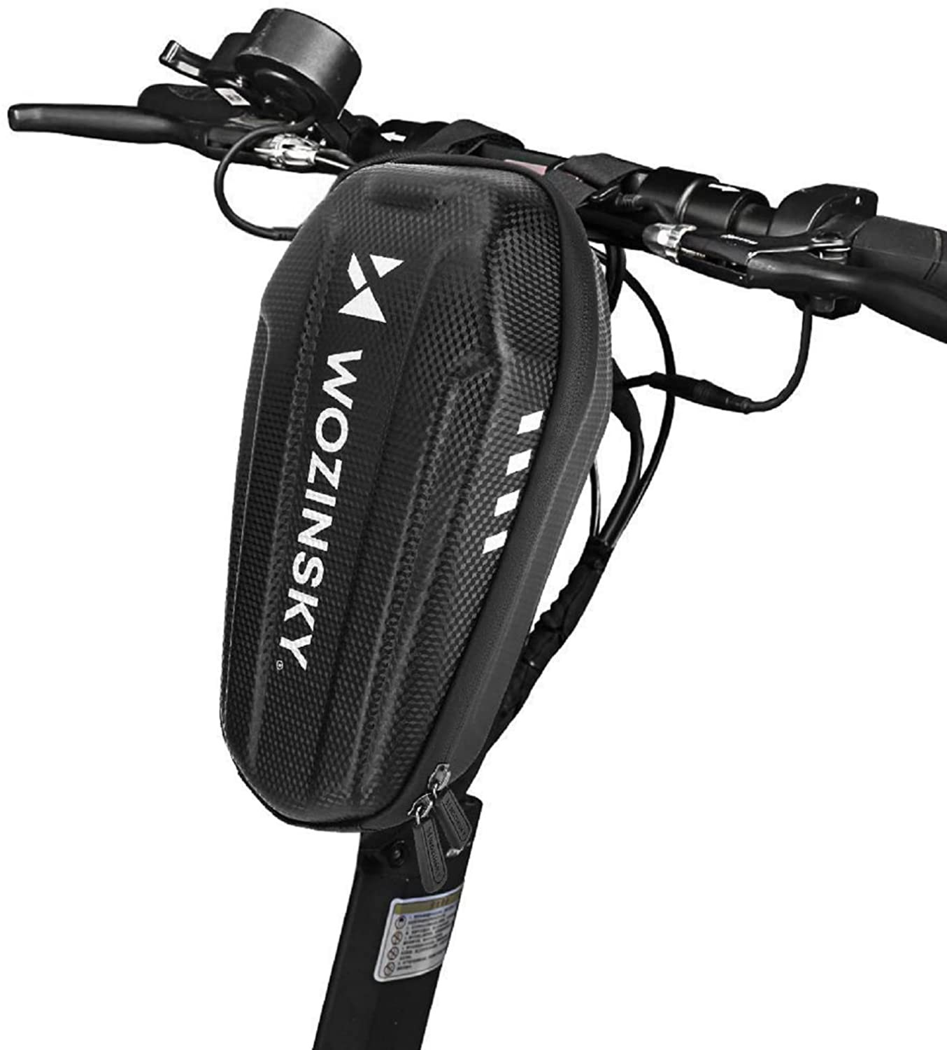 WSB3BK  Bolsa manillar impermeable para scooter eléctric 2L Negro