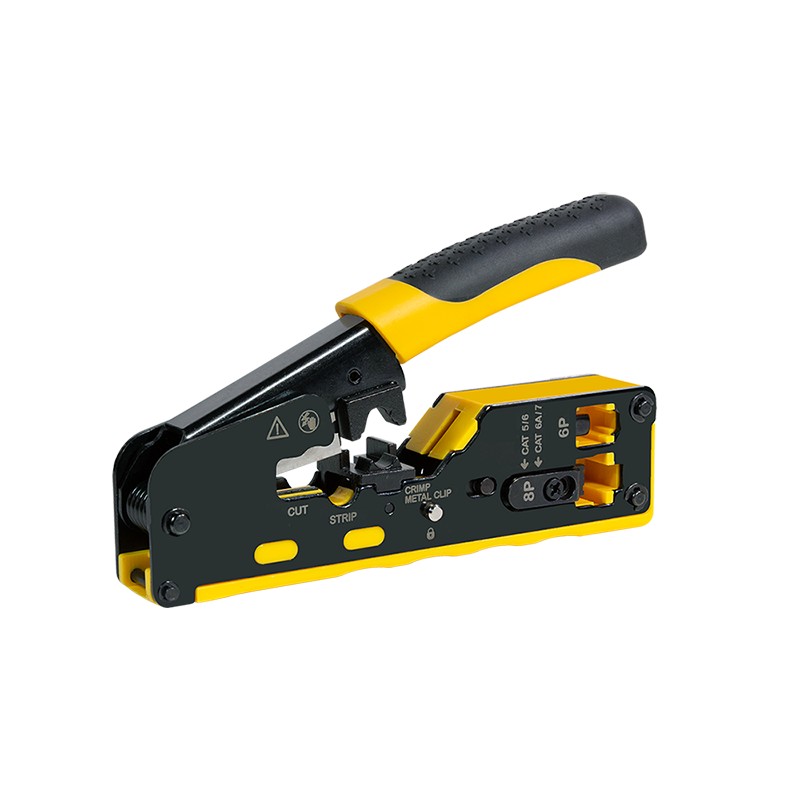 WZ0060  Herramienta de crimpado para conectores CAT5/6/6A/7 y PASS THROUGH APTA PARA MP0078, MP0030, MP0048 Logilink